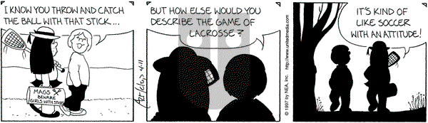 The Born Loser on Friday April 11, 1997 Comic Strip