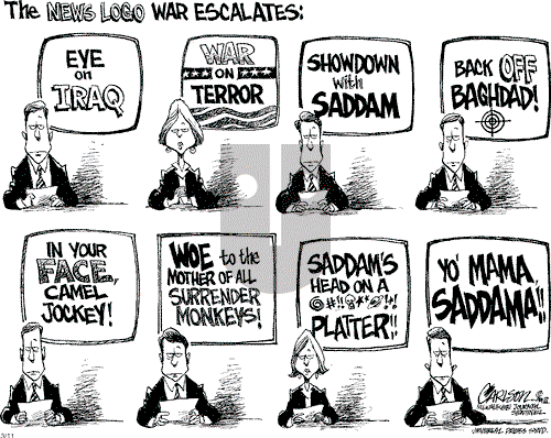 Stuart Carlson on Tuesday March 11, 2003 Comic Strip