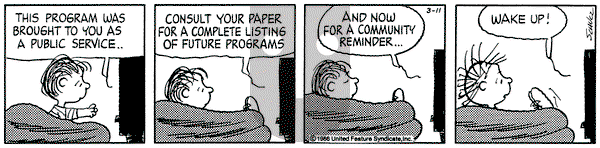 Peanuts on Tuesday March 11, 1986 Comic Strip