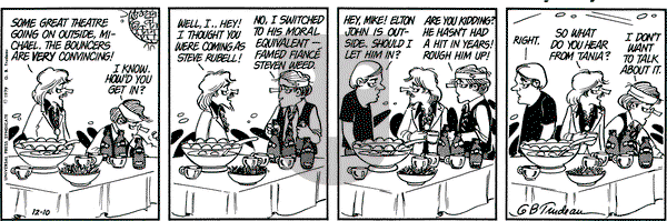 Doonesbury on Monday December 10, 1979 Comic Strip