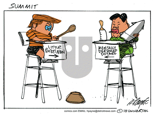 Henry Payne on Monday March 12, 2018 Comic Strip
