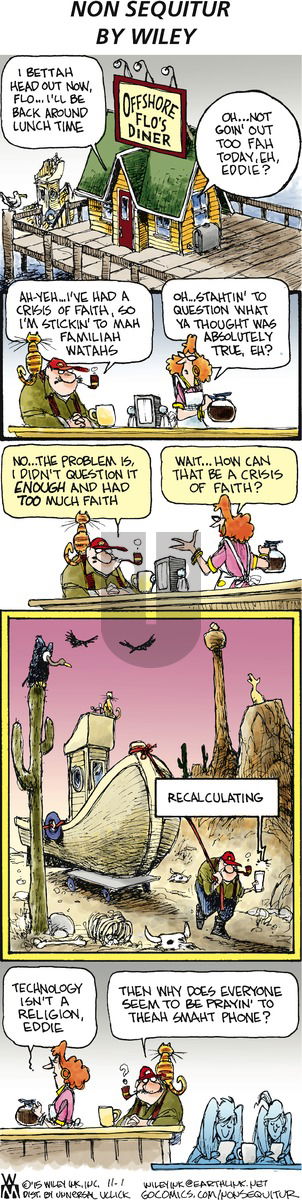 Non Sequitur on Sunday November 1, 2015 Comic Strip