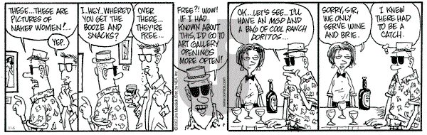 Monty on Wednesday November 6, 2002 Comic Strip