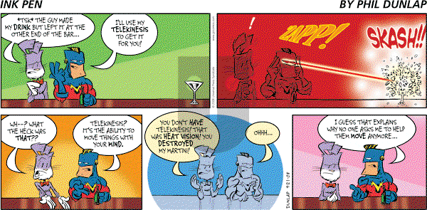 Ink Pen - Sunday September 21, 2008 Comic Strip