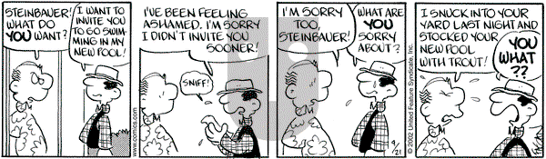 Drabble - Saturday September 21, 2002 Comic Strip