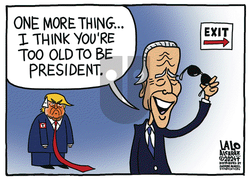Lalo Alcaraz on Monday July 22, 2024 Comic Strip