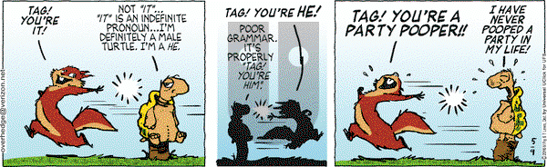 Over the Hedge on Monday May 9, 2016 Comic Strip