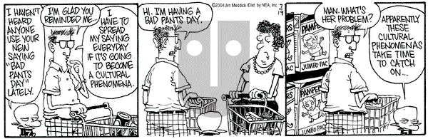 Monty on Monday July 19, 2004 Comic Strip