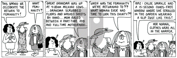Cathy Classics on Saturday April 5, 1997 Comic Strip