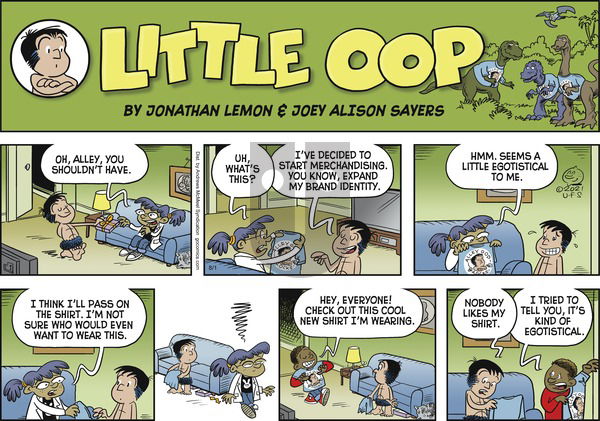 Alley Oop - Sunday August 1, 2021 Comic Strip
