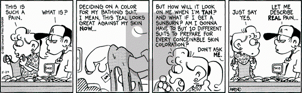 FoxTrot on Friday May 29, 1992 Comic Strip