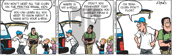 Cleats - Thursday April 12, 2007 Comic Strip