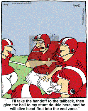 In the Bleachers on Monday September 18, 2006 Comic Strip