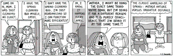 Cathy Classics on Wednesday April 5, 1995 Comic Strip