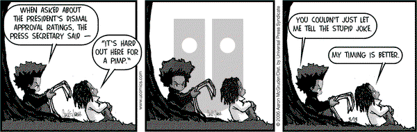 The Boondocks on Monday March 13, 2006 Comic Strip