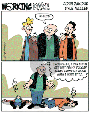 Working Daze on Monday December 5, 2005 Comic Strip
