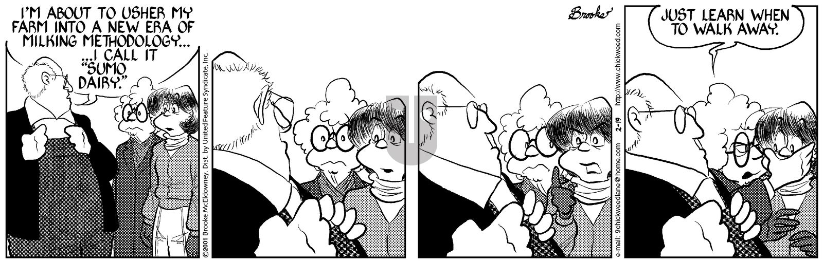 9 Chickweed Lane - Monday February 19, 2001 Comic Strip