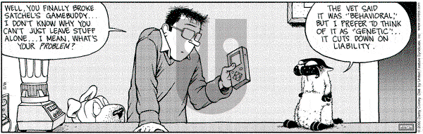 Get Fuzzy on Thursday November 16, 2000 Comic Strip