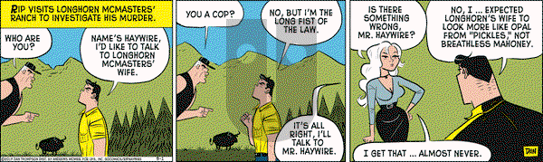 Rip Haywire on Friday September 1, 2017 Comic Strip