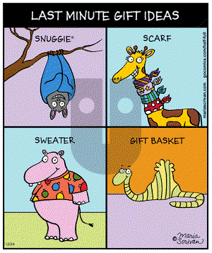 Half Full - Tuesday December 24, 2013 Comic Strip