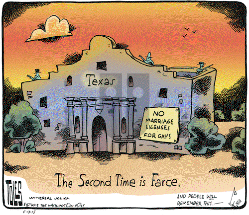 Tom Toles on Wednesday May 13, 2015 Comic Strip