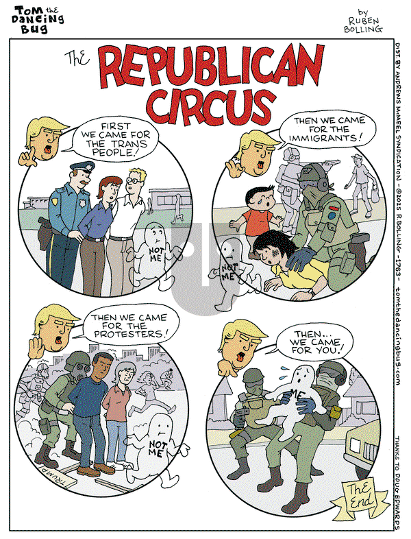 Tom the Dancing Bug on Friday December 5, 2025 Comic Strip