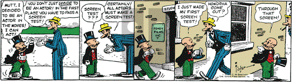 Mutt & Jeff - Wednesday September 28, 2022 Comic Strip