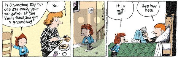 Cul de Sac on Monday February 2, 2009 Comic Strip