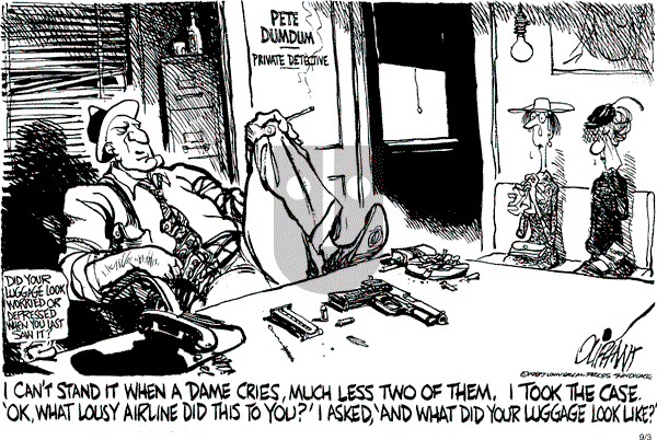 Pat Oliphant - Thursday September 3, 1987 Comic Strip