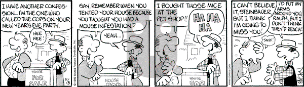 Drabble on Monday November 8, 1999 Comic Strip