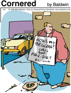 Cornered on Thursday August 6, 1998 Comic Strip