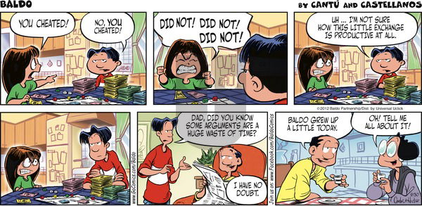 Baldo on Sunday September 30, 2012 Comic Strip
