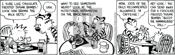 Calvin and Hobbes - Thursday April 4, 2024 Comic Strip