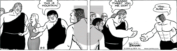 Alley Oop on Wednesday August 3, 2005 Comic Strip