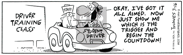 Frank and Ernest on Tuesday July 16, 1996 Comic Strip