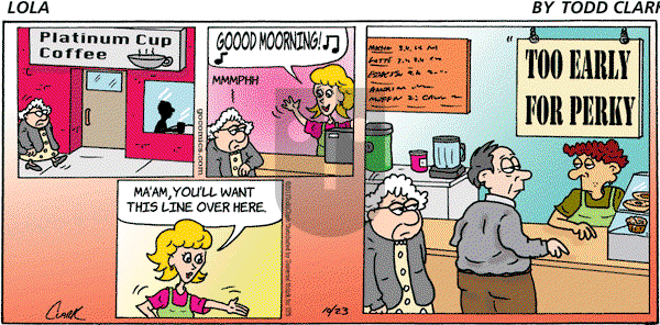 Lola - Sunday October 23, 2011 Comic Strip
