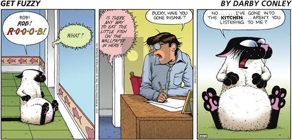 Get Fuzzy - Sunday February 13, 2000 Comic Strip