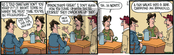Monty on Wednesday March 18, 2009 Comic Strip