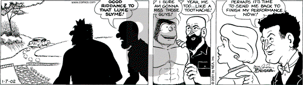 Alley Oop on Monday January 7, 2002 Comic Strip