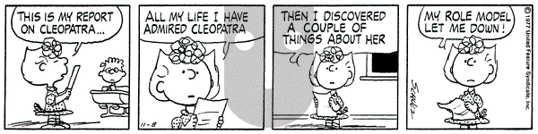Peanuts on Tuesday November 8, 1977 Comic Strip