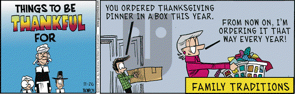 Grand Avenue on Tuesday November 26, 2019 Comic Strip
