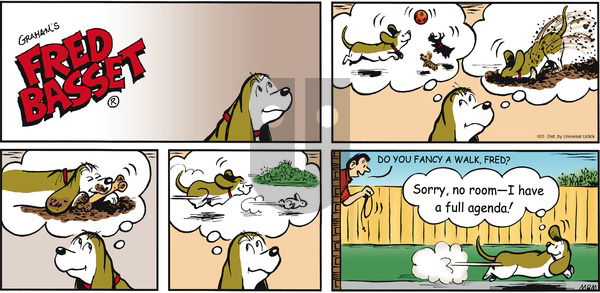 Fred Basset on Sunday June 23, 2013 Comic Strip
