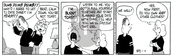 Luann on Tuesday November 18, 1997 Comic Strip