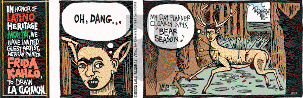 La Cucaracha on Tuesday September 27, 2005 Comic Strip