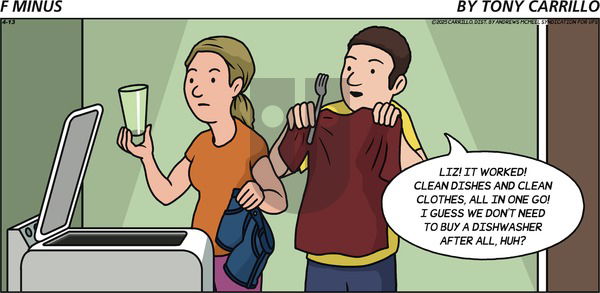 F Minus on Sunday April 13, 2025 Comic Strip