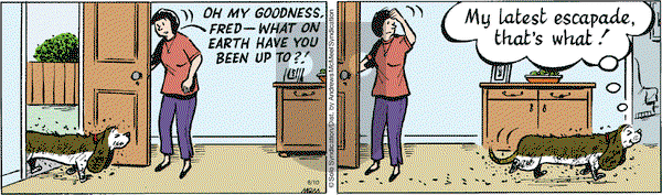 Fred Basset on Monday August 10, 2020 Comic Strip