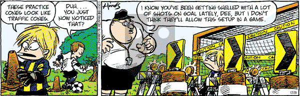 Cleats - Saturday December 29, 2001 Comic Strip