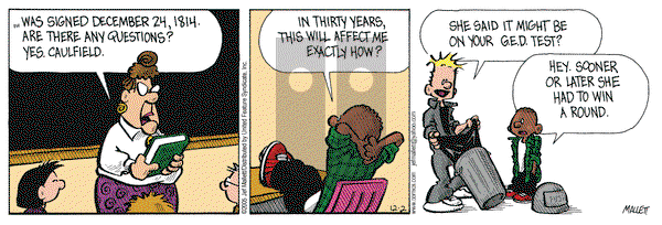 Frazz on Friday December 2, 2005 Comic Strip