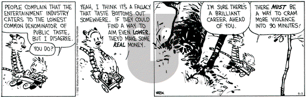 Calvin and Hobbes on Monday September 7, 1992 Comic Strip