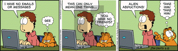 Garfield on Saturday June 8, 2013 Comic Strip